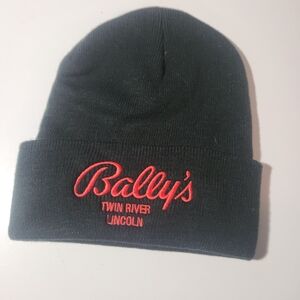 Bally's Black and Red Kids Beanie